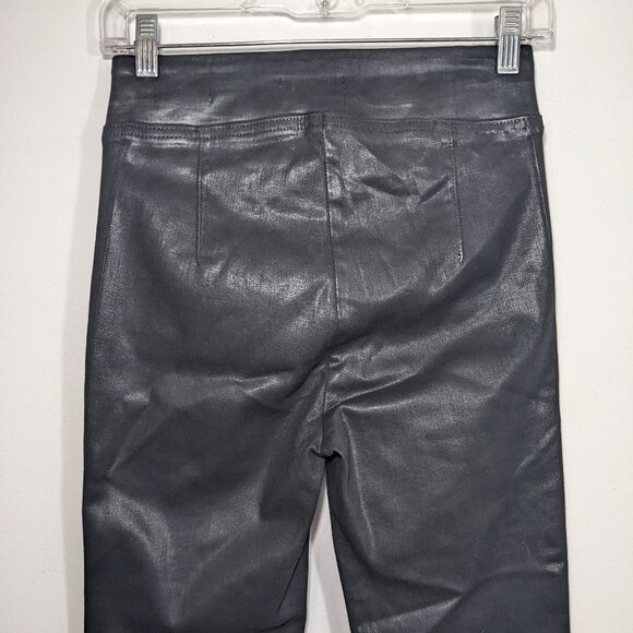 FRAME The Jet Set Flare Black Coated Denim Jeans Bell Bottom Flare - Picture 8 of 10